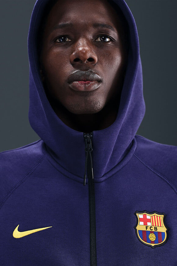 Image sur FC Barcelona Tech Fleece sweat zippé à capuchon