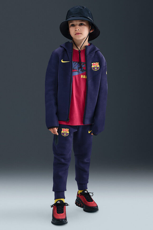 Image sur FC Barcelona Tech Fleece Kapuzensweatjacke