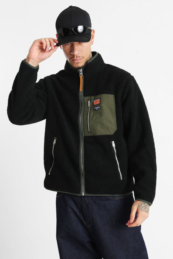 Bild von Vintage Retro Fleecejacke