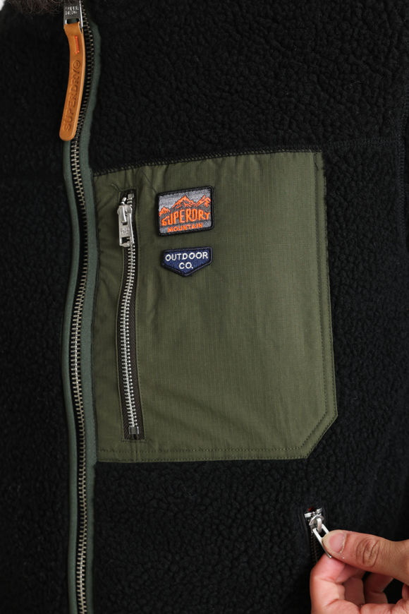 Bild von Vintage Retro Fleecejacke