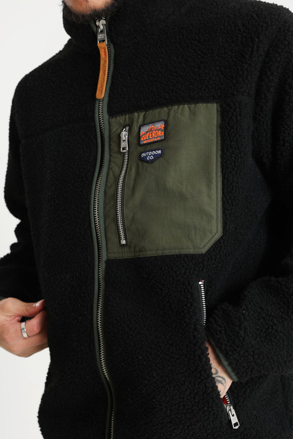 Bild von Vintage Retro Fleecejacke