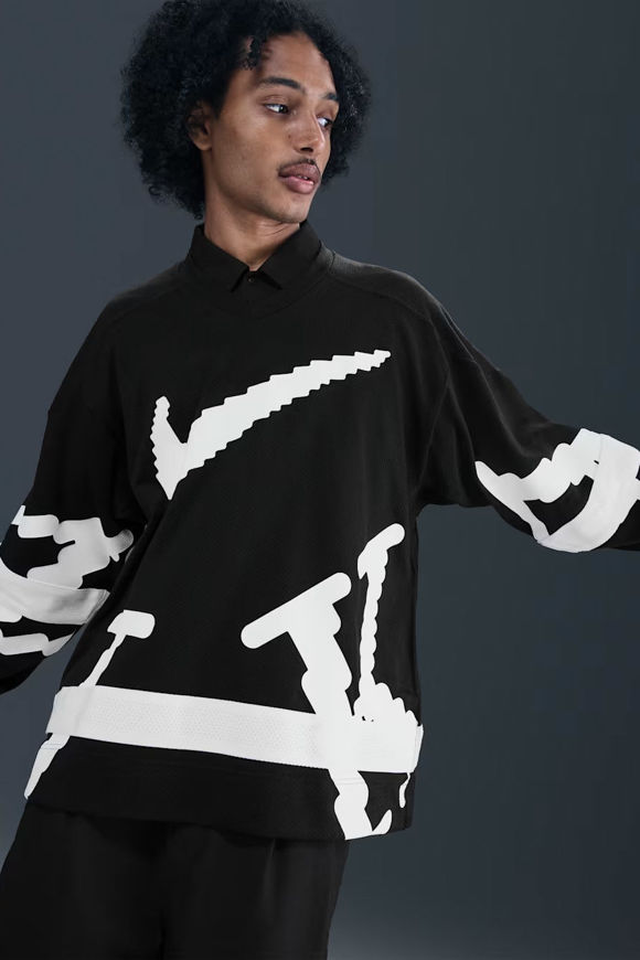 Image sur Shirt manches longues en tissu structuré