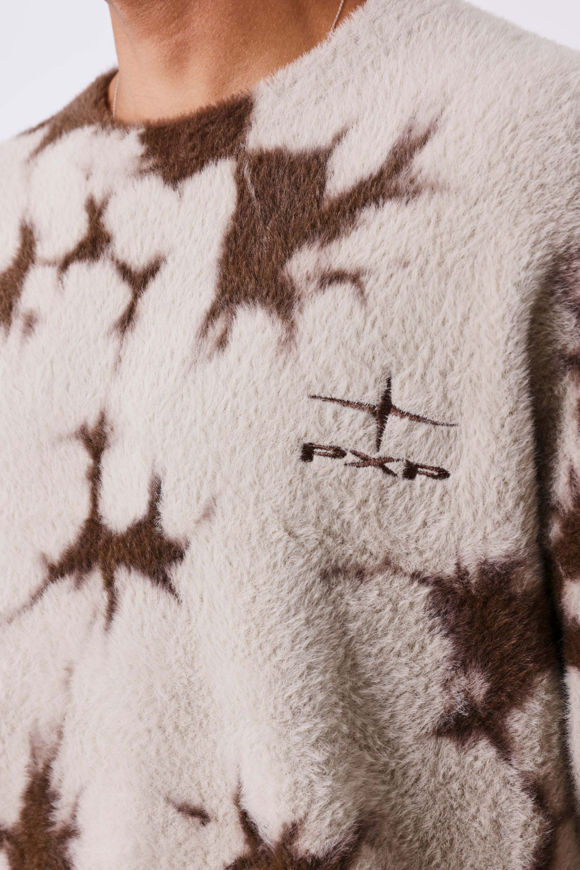 Image sur Pull en tricot poilu