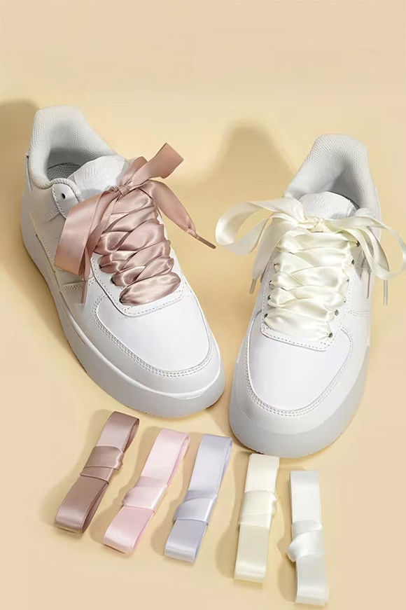 Bild von Schnürsenkel in Seiden-Optik 150 cm