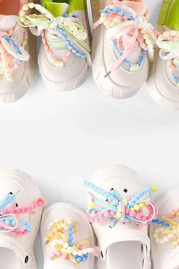 Bild von Schnürsenkel in Perlenkordel-Optik 150 cm