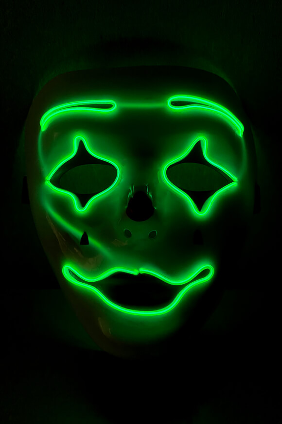 Bild von LED Clown Maske