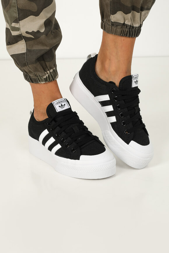 Adidas Originals Nizza Platform Sneaker Schwarz CE7231