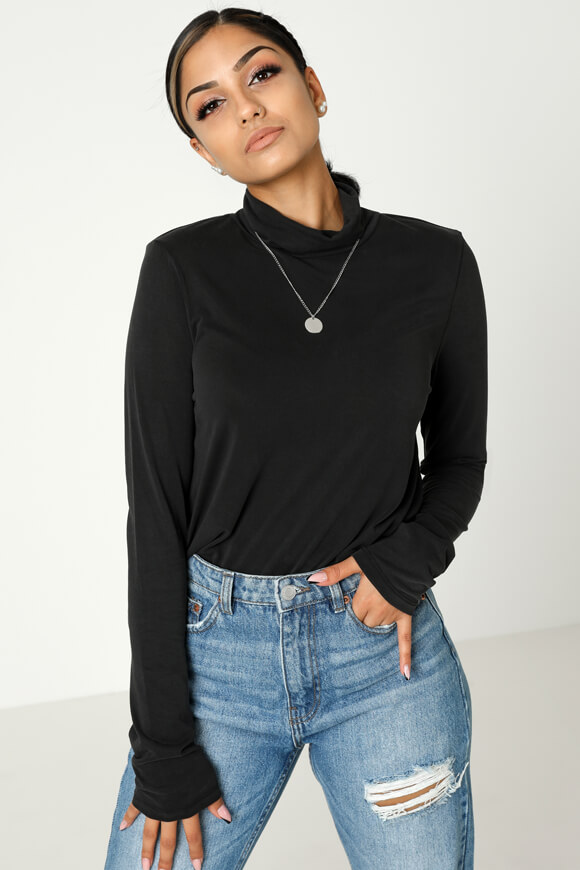 Bild von Rollkragen Langarmshirt