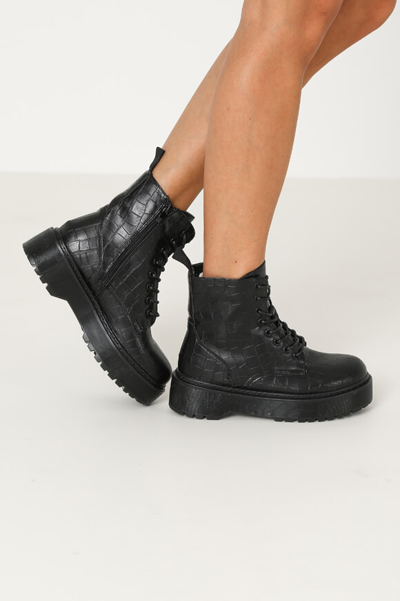 Bottines plateau a lacets Metroboutique.ch online