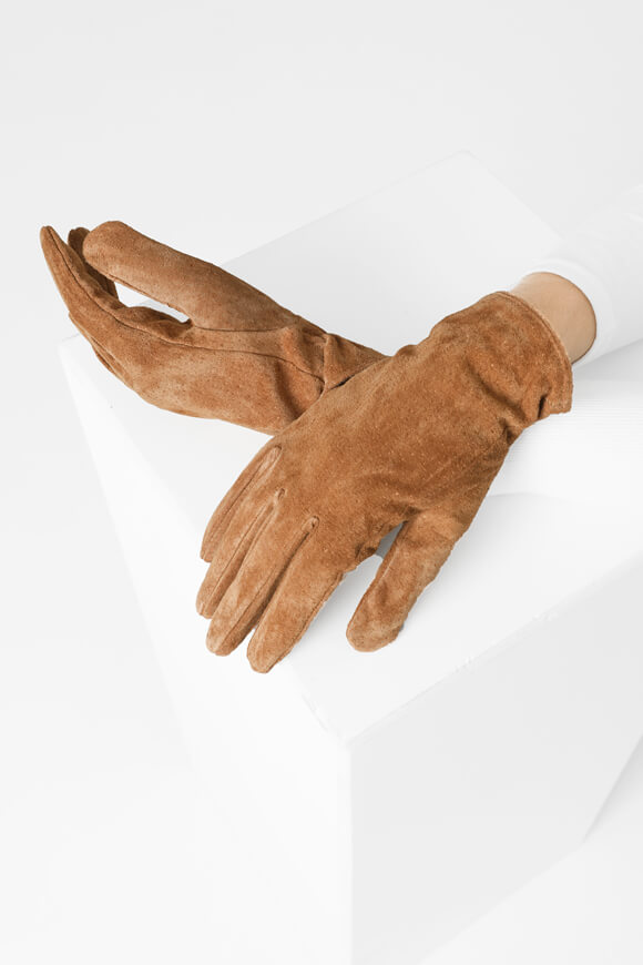 Bild von Wildleder Handschuhe