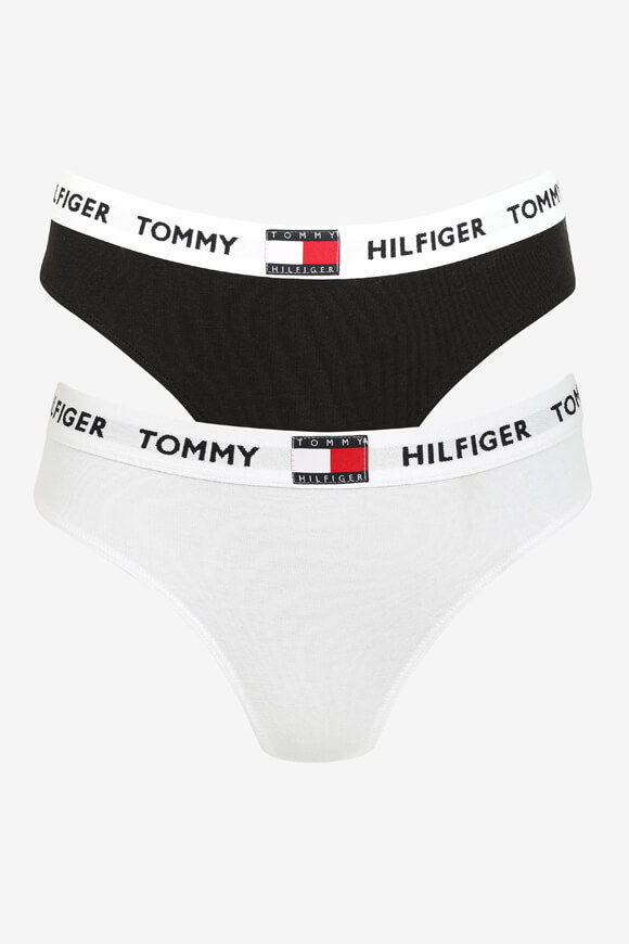Tommy Hilfiger Kids Doppelpack Slips Weiss + Schwarz