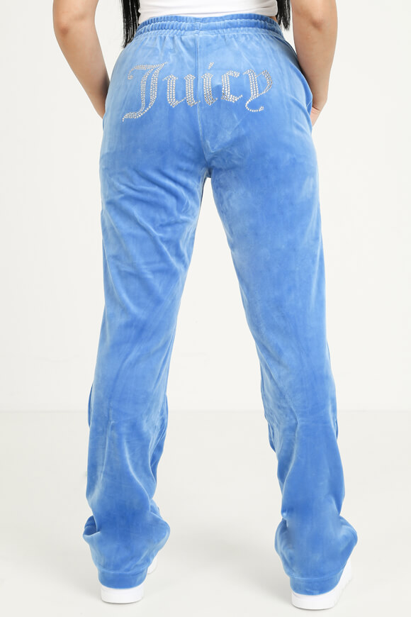 Juicy Couture Pantalons de Jogging Velour Fille Bleu