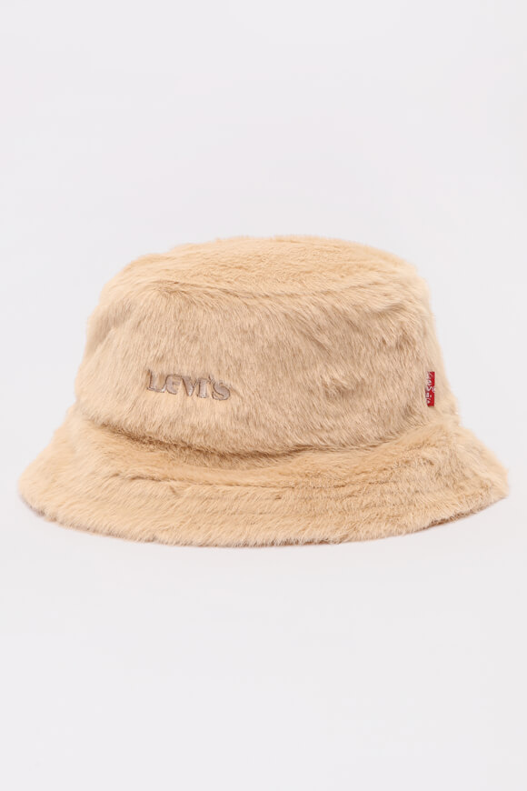 Levi's Kunstfell-Fischerhut / Bucket Hat Creme