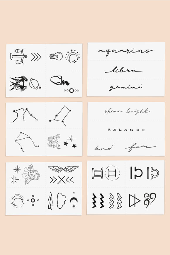 Bild von Selbstklebende Tattoos