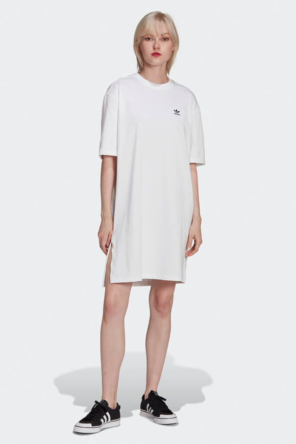 Adidas originals womens trefoil tee dress legend ink/white best sale