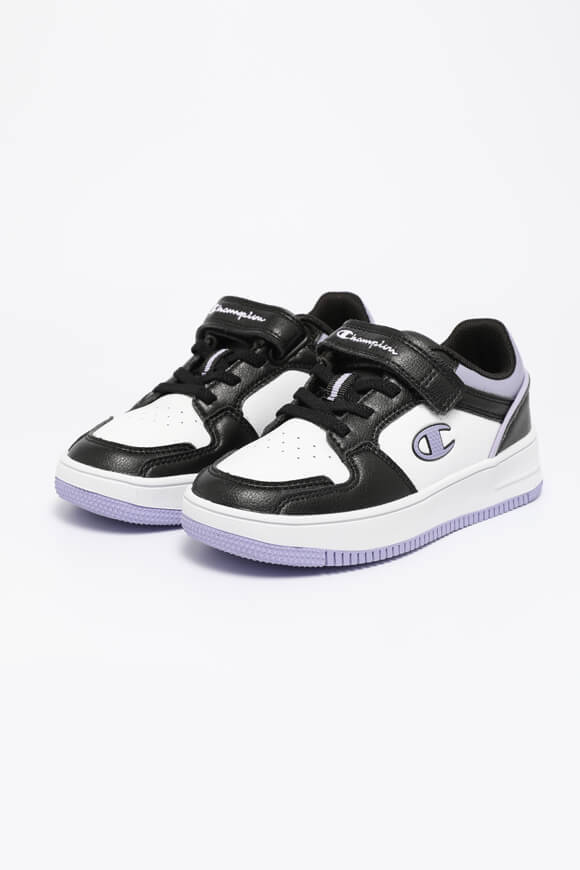 Champion Rebound 2.0 Kids Sneaker White + Black + Lilac