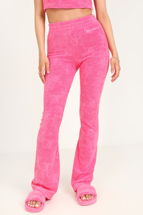 Juicy Couture Frottee-Hose Fluro Pink