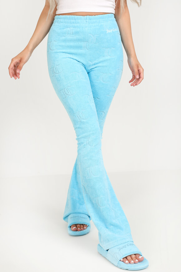 Juicy Couture Frottee-Hose Aqua