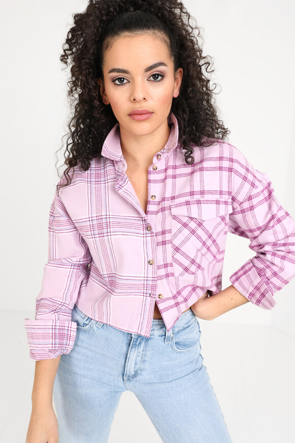 Image sur Chemise courte à carreaux