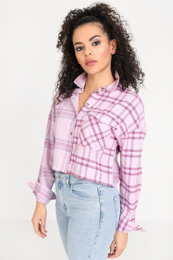 Image sur Chemise courte à carreaux