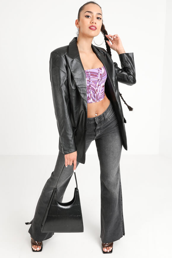Bild von Kunstleder Blazer
