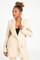 Bild von Oversize Kunstleder Blazer