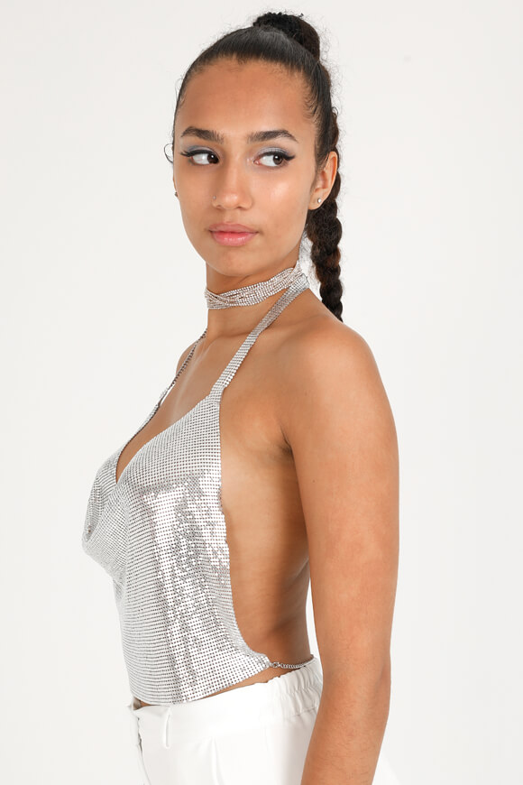 Bild von Metallic Neckholder Top
