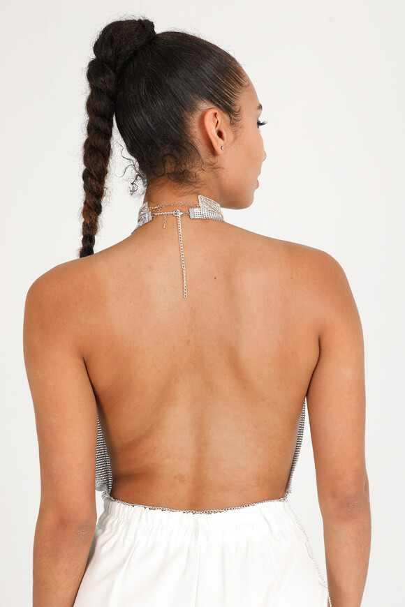 Bild von Metallic Neckholder Top