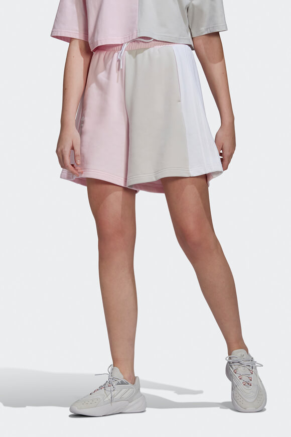 Adidas Originals Sweatshorts Clear Pink + Grey One
