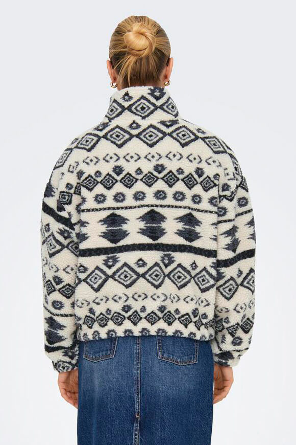 Image sur Janne Aztec sweat court en sherpa