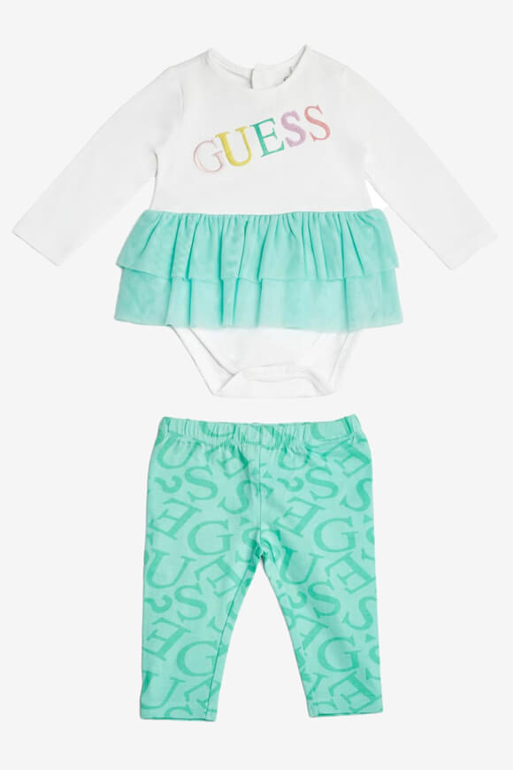 Guess Baby-Set Pure White + Mint