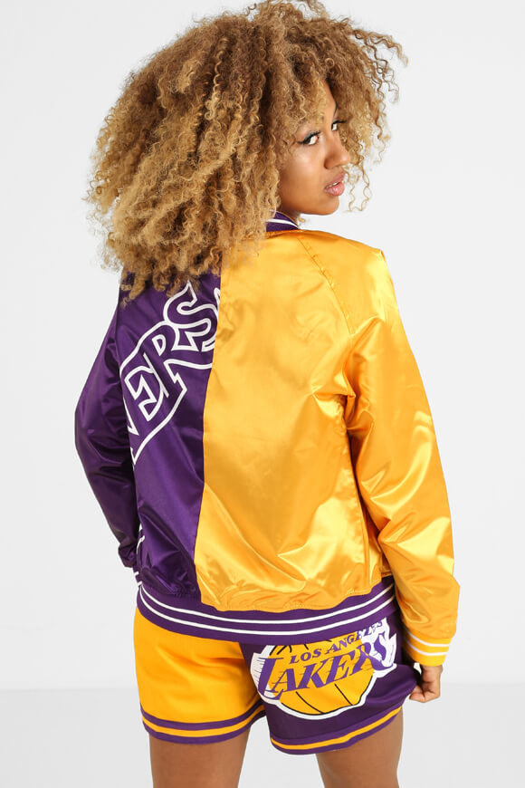 Veste best sale lakers jaune