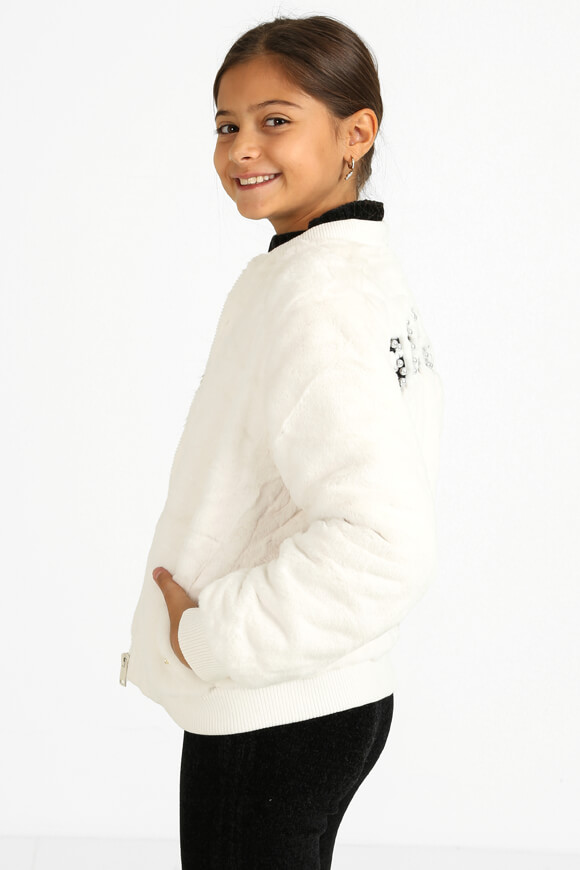 Image sur Veste bomber en fourrure synthétique