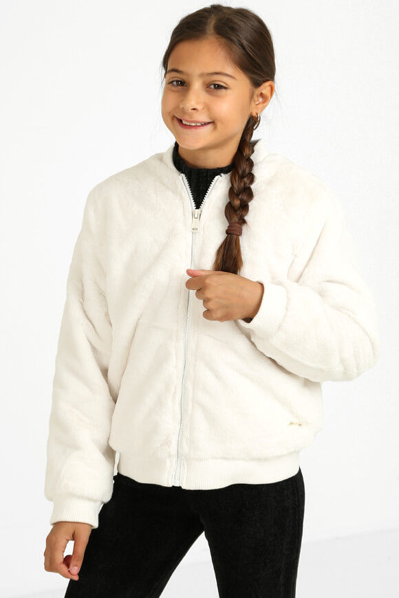 Image sur Veste bomber en fourrure synthétique