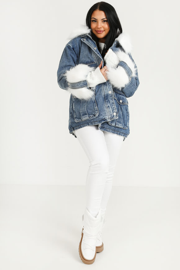 Bild von Gefütterte Jeansjacke