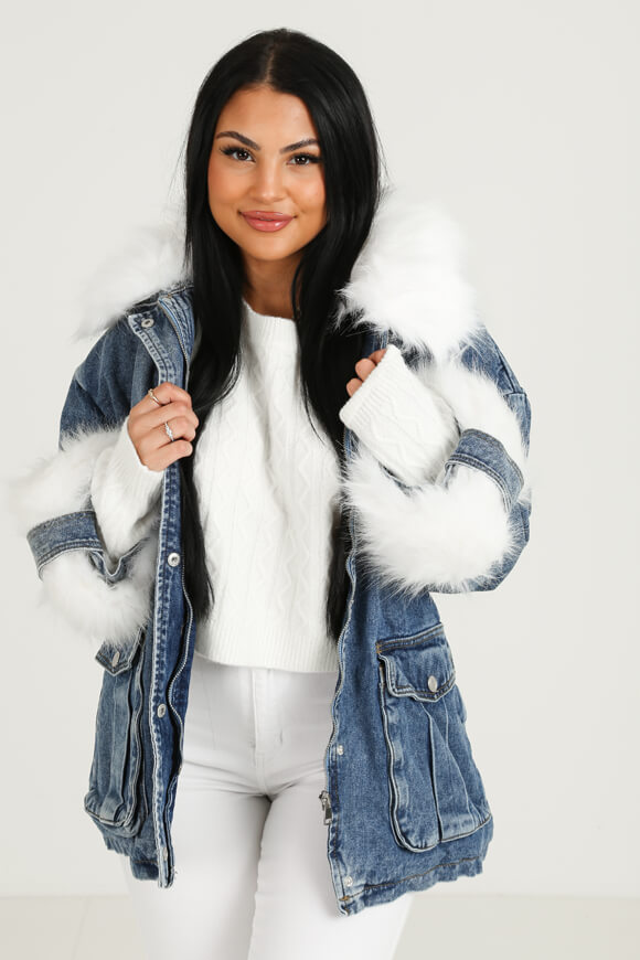 Bild von Gefütterte Jeansjacke