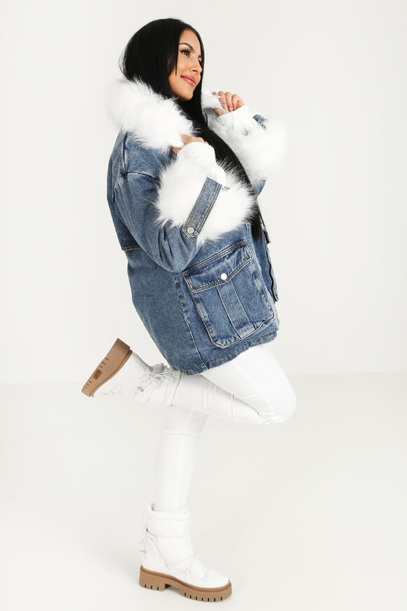 Bild von Gefütterte Jeansjacke