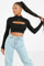 Bild von Gerippter Crop Strickpullover