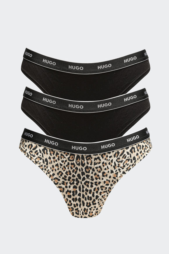 Hugo Dreierpack Strings Schwarz + Leo Hugo Dreierpack Strings Schwarz + Leo