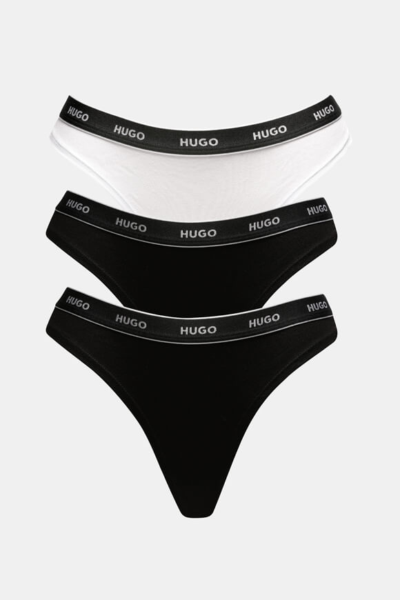 Hugo Dreierpack Strings Schwarz + Weiss Hugo Dreierpack Strings Schwarz + Weiss