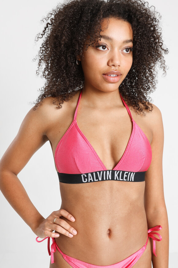 Calvin Klein Swimwear Bikini-Oberteil Pink Flash