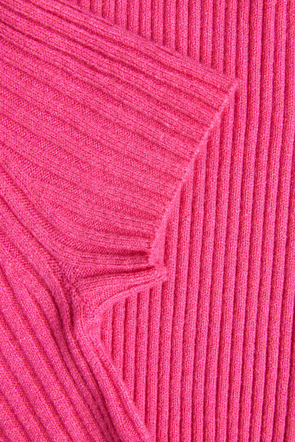 Image sur Robe midi en tricot côtelé
