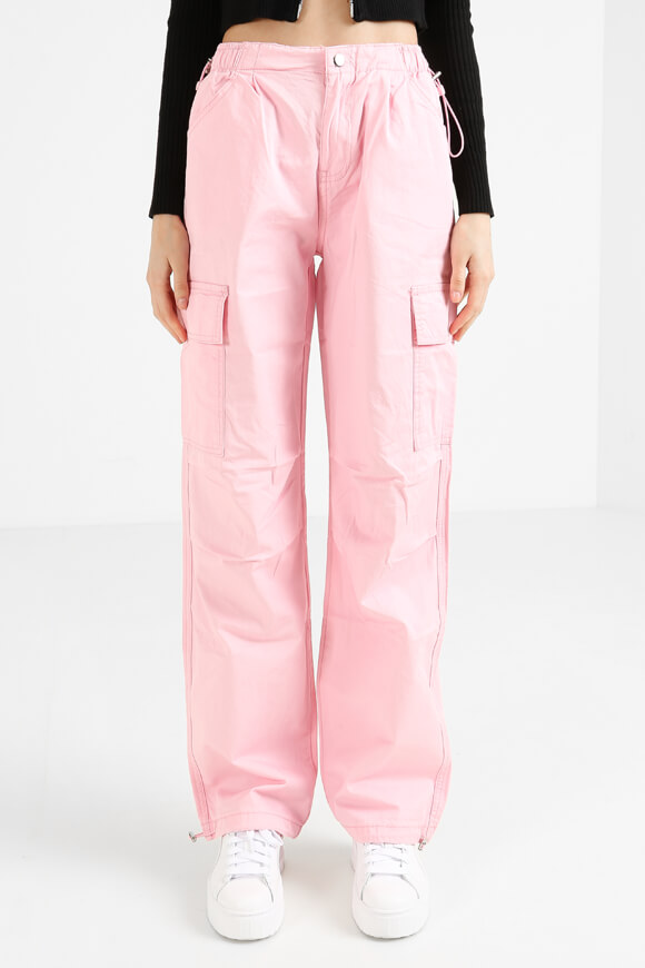 Pantalon cargo online rose