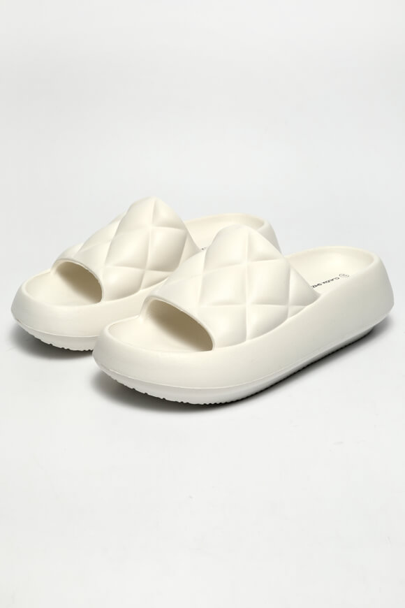 Claudia Ghizzani Chunky Pantoletten Offwhite