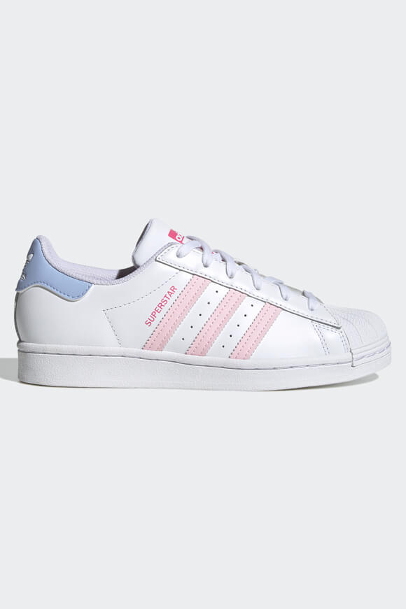 Adidas Originals Superstar Sneaker White + Clear Pink + Pulse Magenta CE8964