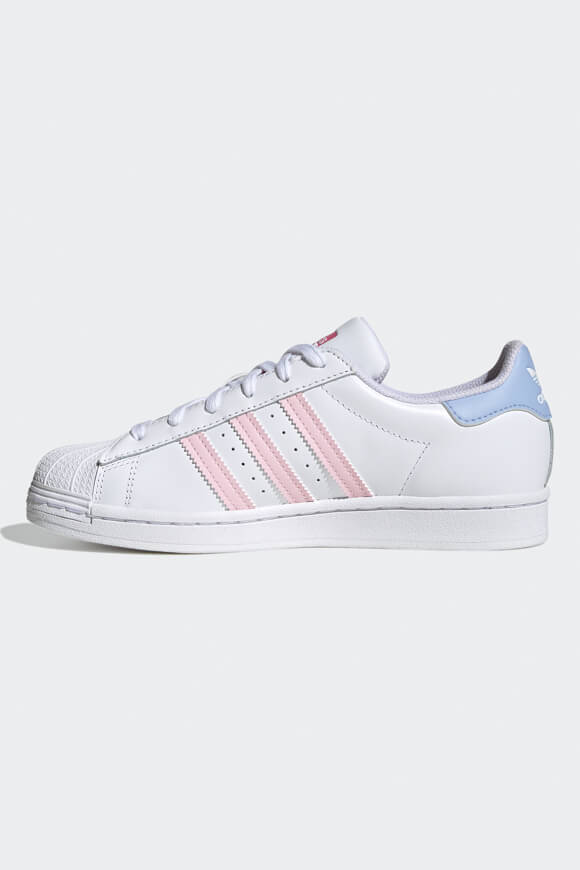 Adidas Originals Superstar Sneaker White + Clear Pink + Pulse Magenta CE8964
