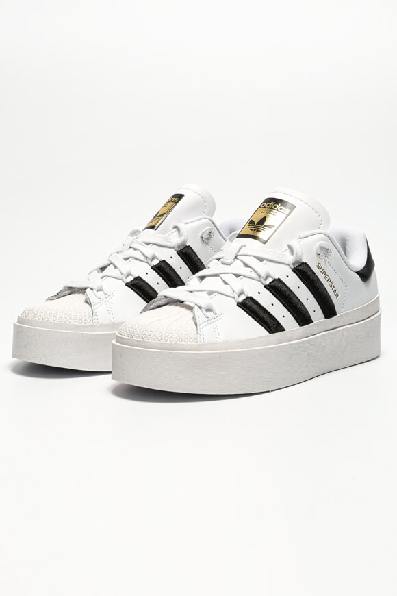 Adidas superstar store plateau weiß