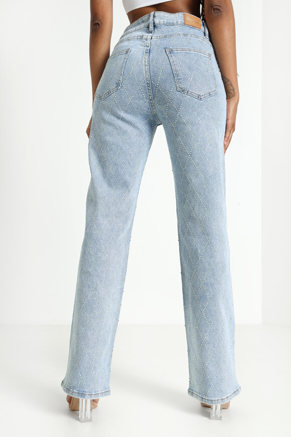 Jeans avec strass sur les jambes new arrivals