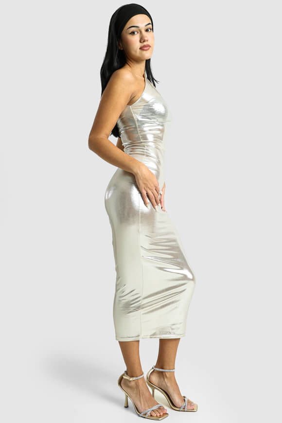 Bild von Metallic One Shoulder Kleid