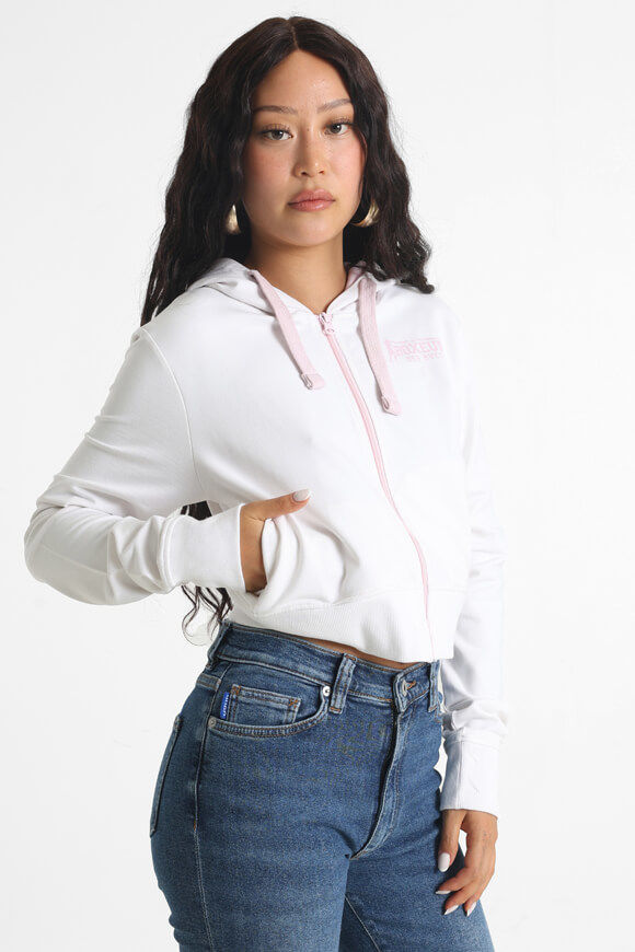 Bild von Crop Kapuzensweatjacke